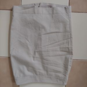 Ann Taylor Beige Pencil Skirt